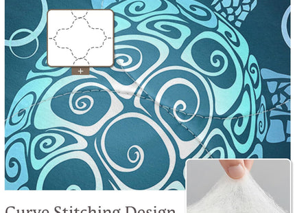 Sleepwish Teal Turquoise Comforter Set Twin Size for Boys Girls 4 Piece Beach Theme Bedding Set Soft Green Sea Turtle Bed Set