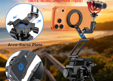 OMOTON TP06-E [3-Adjust] Sturdy Compact Magnetic Phone Tripod for iPhone 17