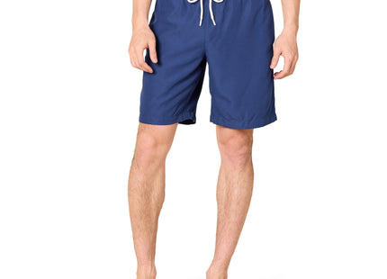Amazon Essentials Men's Men's 9" Quick-Dry Lightweight Breathable Swim Trunk with Mesh Liner, Navy, Large