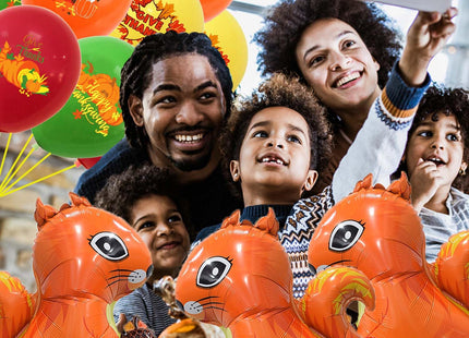 HADCKJA Squirrel Balloons Thanksgiving Party Supplies Thanksgiving Balloons Squirrel Balloon Thanksgiving Latex Balloon for Thanksgiving Party Decorations Thanksgiving Theme Birthday Decorations 15Pcs