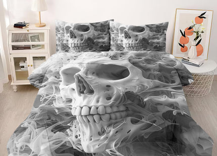 CCoutueChen Red Mushroom King Comforter Set, Soft Botanical Agaric Leaves Spring Lightweight Comforter for Women Bedroom Decor, 3 Pieces Microfiber Night Sky Forest Bedding Set(90" X 104")