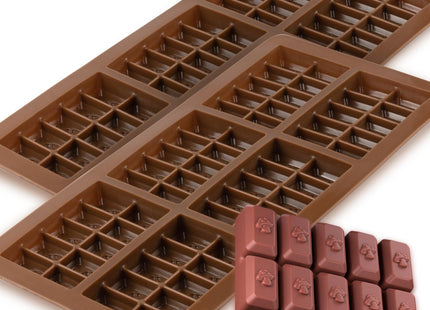 Small Mushroom Chocolate Bar Silicone Candy Mold Trays, 2 Pack