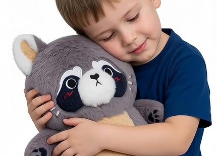 OLAOLA Raccoon Plush Toy, 11.8 Inch Raccoon Animal Stuffed Plush