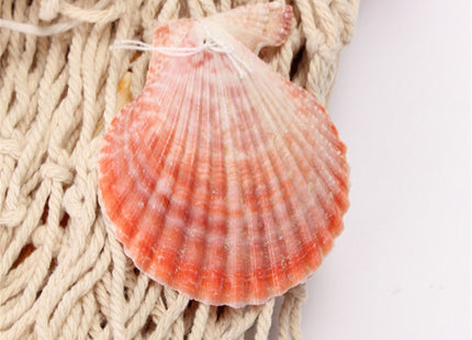 Rosoz Nature Fish Net Wall Decoration with Shells, Ocean Themed Wall Hangings Fishing Net Party Decor for Pirate Party,Wedding,Photographing Decoration