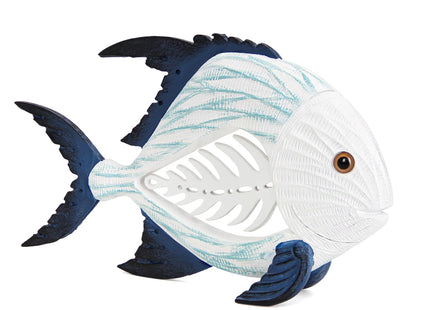 Coastal Fish Figurine Home Decor,Nautical Beach Decor for Bathroom Shelf