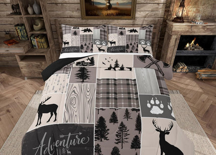 Erosebridal Rustic Patchwork Comforter Full,Country Cabin Bedding Set