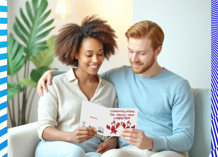 Stuff4 Engagement Cards for Couples, You Found Your Lobster