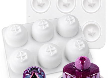 2Pack Blueberry Silicone Mold for Mousse Cake,Fruit Pudding Blueberry Molds