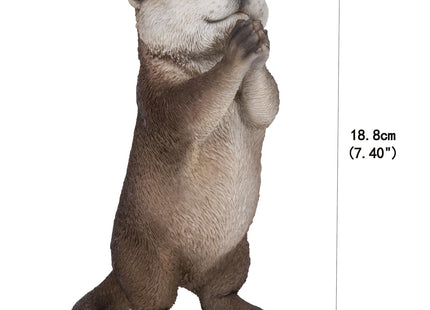 HI-LINE Otter Praying Statue
