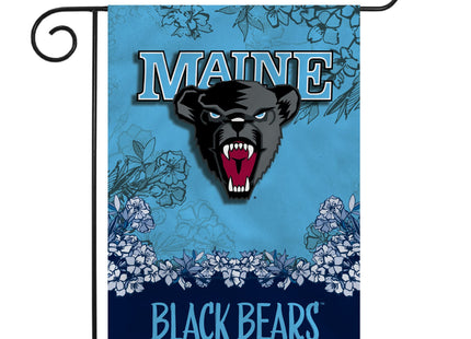 Rico Industries NCAA Maine Black Bears Primary 13" x 18" Double Sided Garden Flag