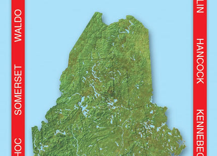Delorme Atlas Maine Fishing Depths