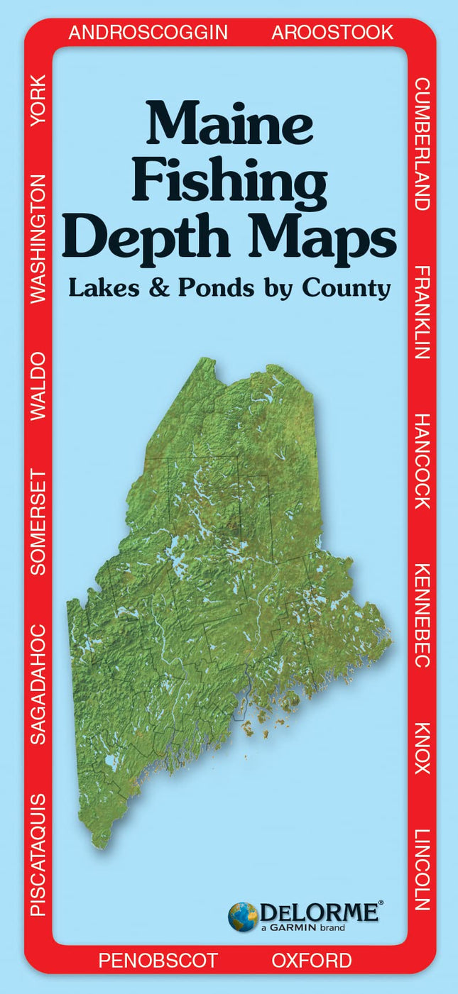 Delorme Atlas Maine Fishing Depths