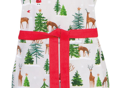 Now Designs Cotton Chef Apron, Santa's Reindeer