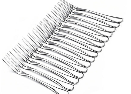 Crab Stainless Steel Forks, 5 Inches, 15Pcs