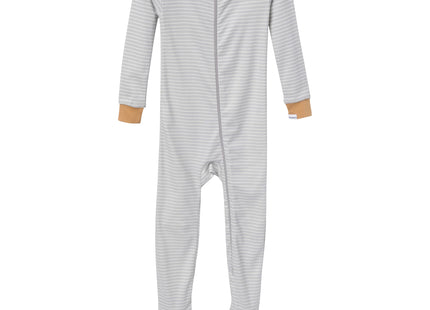 Gerber Baby-Boys 4-Pack Footed Pajamas, Moose, 12 Months