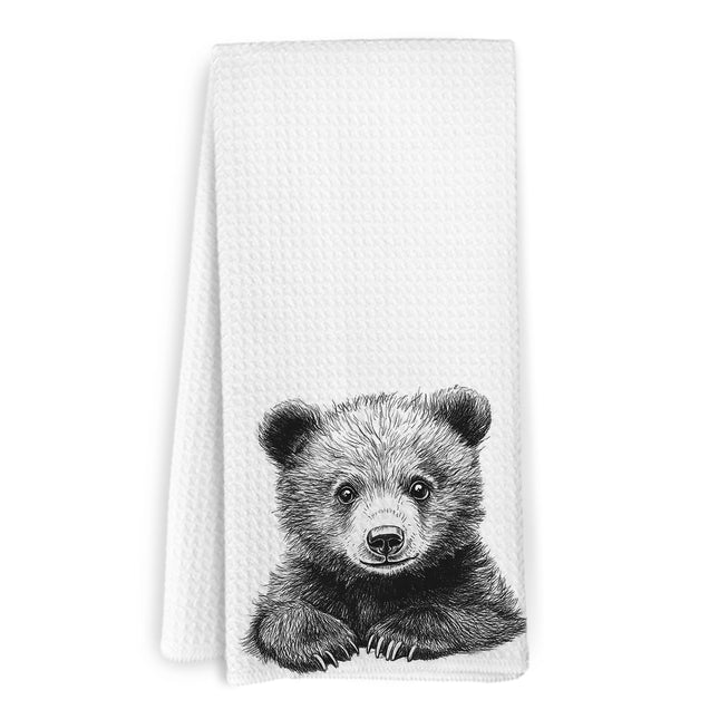 KFXHANGD Vintage Bear Kitchen Towels, Gifts for Bear Lovers Women, Wildlife Decor Dish Towels, Rustic Farmhouse Wild Animal Decorative Hand Tea Towel for Bathroom Kitchen, 16x24 Inches