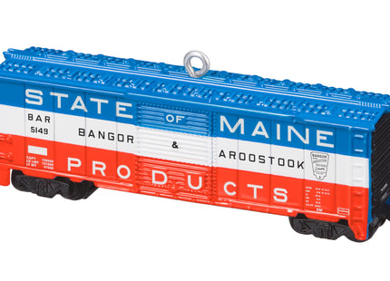 Hallmark Keepsake Lionel Trains Christmas Ornament (State of Maine Boxcar)