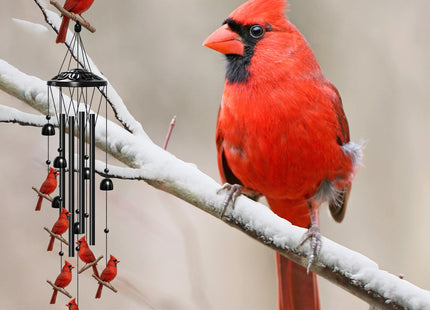 Cardinal Wind Chimes for Outside,Cardinal Gifts for Women/Men/Mother/Father