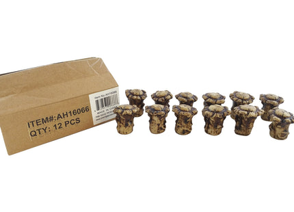 Pine Ridge Antler Decor 12 Pack Drawer Knobs - Rustic Antler Decor for Cabin & Lodge - Deer Antlers Decor Pulls with Screws - Woodland Deer Antler Room & Kitchen Decor - Dresser & Cabinet Knobs