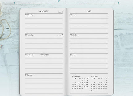 Harbor Pocket Weekly Monthly Planner 2027 Key West Dark Purple