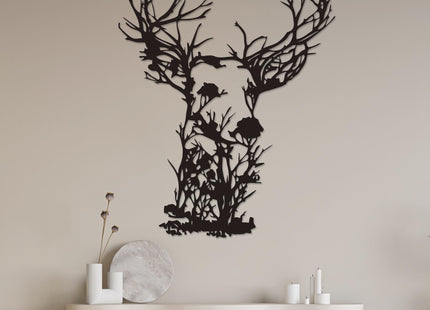 Xedatric Deer Head Metal Wall Art 23.6 * 18.5 inches