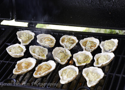 Loftin Oysters Ceramic Reusable Chargrilling Oyster Shell, Set of 12. Great for Seafood of all Kinds. Made in the USA.