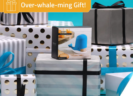 PELEG DESIGN Jonah Toothpick Holder - Cute Whale Toothpick Dispenser - Fun and Decorative Plastic Toothpick Holder for Easy Access During Meals or Gatherings