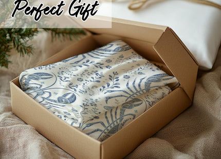Poecinvi Blue Lobster Coastal Pillow Cover 18x18, Crawfish Decorations, Grandmillennial Coastal Nautical Summer Decorative Throw Pillow Cover for Home Bedroom Beach House