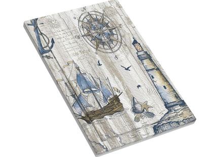 Light Switch Covers 1 Gang Nautical Lighthouse Boat Wood Decorative No Device Wall Plate Blank Switchplate Electrical Faceplate For Farmhouse Bathroom Decor