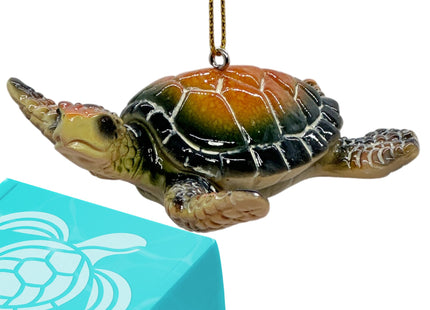 Sea Turtle Christmas Ornament for Tree