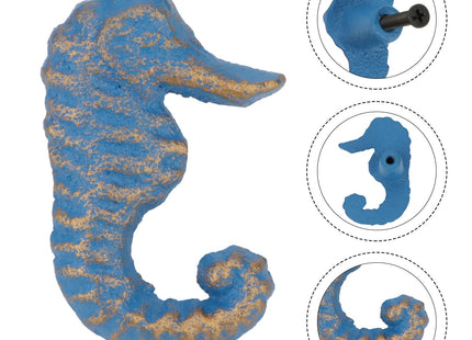 Brosay 4 Pcs Coastal Cabinet Knobs Ocean Nautical Drawer Pulls (Blue)