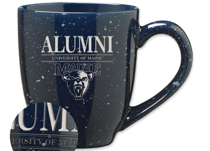 Rico Industries NCAA Maine Black Bears Alumni 16 oz Team Color Laser Engraved Ceramic Coffee Mug