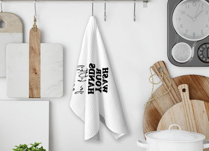 KTYHD Wash Your Hands Kid Squirrel Bathroom Towels, Kids Animal Girls Boys Dish Towel for Bathroom, Squirrel Love Gifts