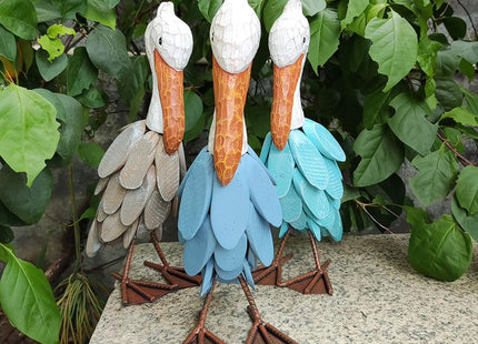 YOUUGIOR Pelican Statues Outdoor Decor, 11.5" Coastal Ocean Bird Garden for Backyard Porch Patio Home Decor…