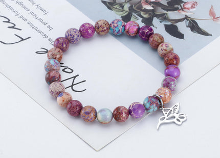 ARHTF Hummingbird Gifts for Women Hummingbird Bracelet Humming bird Charm Hummingbirds Jewelry hummingbirds Quote hummingbird Inspirational Gift(Purple hu mmingbird gifts)
