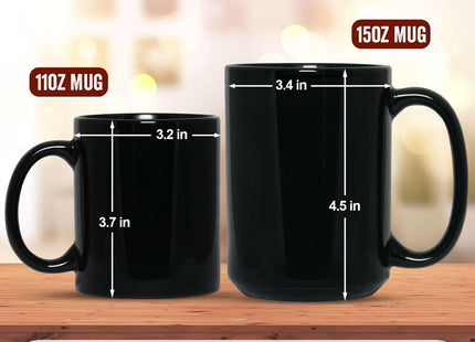 Cute Bear In Forest Design Mug, Customized Name Animal Lover Cup, Novelty Bear Design Black Mug, Personalized Bear Themed Coffee Cup, Gift For Son Daughter, Custom Animal Mug 11oz 15oz