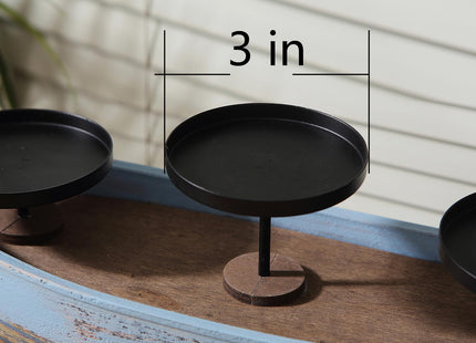 Nautical Candle Holder for Beach House Table & Lake House - Ocean Themed Farmhouse Boat Candlestick Holders, Marine Beach Style Handmade Coastal Accent, Housewarming Gifts