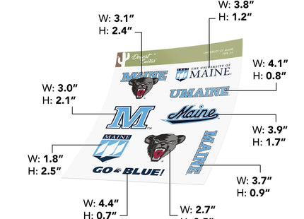 Desert Cactus Maine Black Bears Sticker Car Decal (T2)