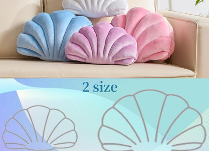 Vdoioe Shell Pillow，Seashell Decorative Pillow Seashell Shaped Throw Pillows 13x10 Inch Decorative Coastal Throw Pillows Beachy Room Decor Cute Beach Throw Pillows for Couch Bed Home Decor