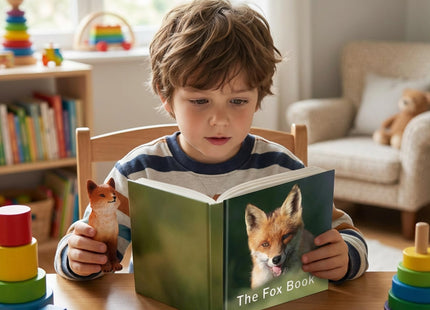 Gemini&Genius Red Fox Toy North American Red Fox Toy Figure for Kids