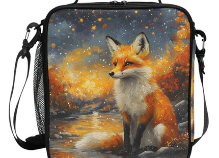 MFTJYO Fox Lunch Box Girls Kids Cooler Insulated Lunch Bag Cooler Bag Tote