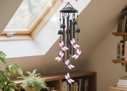 Dragonfly Wind Chimes for Outside,Metal Chimes,Dragonfly Gifts for Women
