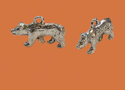 Pewter Grizzly Polar Black Bear Nickel Free Hooks Jewelry Earrings