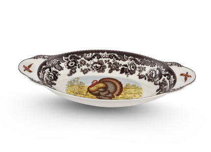 Spode – Woodland – Spode Woodland Bread Tray – Brown/White