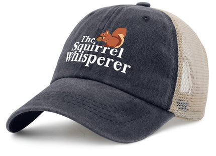 The Squirrel Whisperer Squirrel Hat, Funny Trucker Hat for Men and Women
