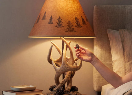 Signature Design by Ashley Derek Rustic Table Lamps, Living Room, Set of 2