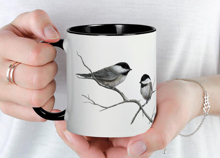 CafePress Chickadee Song Bird Mugs 11 oz (325 ml) Ceramic Coffee Mug