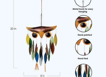 SPIKY OWL WINDCHIME