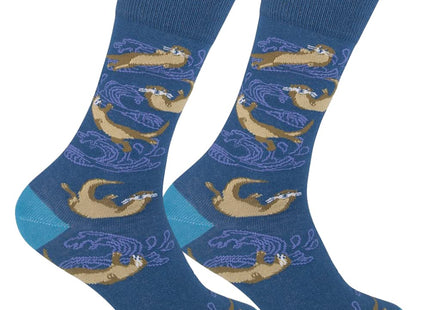FUNATIC Otter Wildlife Dress Socks for Men Women Adult Teen