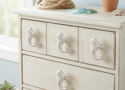 VOSAREA 2PCS Seashell Knobs Nautical Door Handle Beach Ocean Cabinet Drawer Cupboard Pull Sea Drawer Knobs Dresser Knobs Handles for Kitchen Furniture Cabinet Wardrobe Cupboard